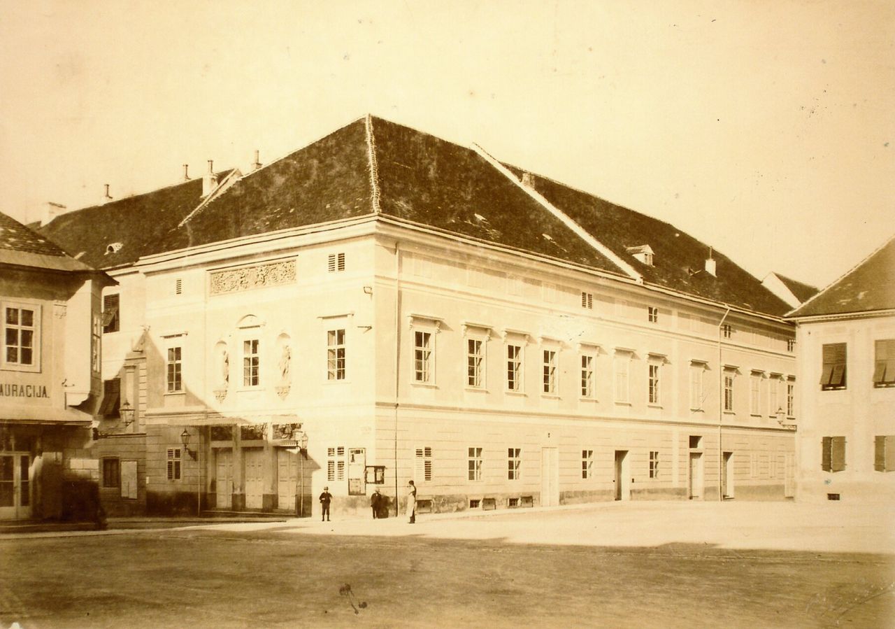 Gornji grad. Gornjegradsko (tzv. Stankovićevo) kazalište 1881. godine